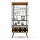 Ver imagem 4 de cristaleira seller com adega para 12 garrafas patrimar