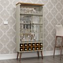 Ver imagem 3 de cristaleira seller com adega para 12 garrafas patrimar