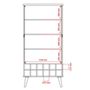 Ver mais imagens de cristaleira seller com adega para 12 garrafas patrimar