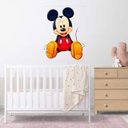 Ver imagem 1 de Adesivo de Parede Mickey Baby Mod03:60 X 70 Cm