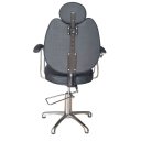 Ver imagem 3 de Cadeira Reclinável Hidráulica de Salão de Beleza - Cabeleireiro e Barbearia - Preto