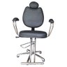 Cadeira Reclinável Hidráulica de Salão de Beleza - Cabeleireiro e Barbearia - Preto - 1