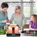 Ver imagem 3 de Duxtop Fogão de Indução Portátil 1800w com Lcd e Sensor Touch (prata)