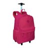 Mochila Escolar Infantil com Rodinhas Rolling Crinkle Pink - Sestini - 1