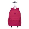 Mochila Escolar Infantil com Rodinhas Rolling Crinkle Pink - Sestini - 3