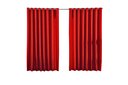 Ver imagem 5 de Cortina Jacquard Luxo em Tecido Semi Blackout Sala 2,70x1,80:vermelho