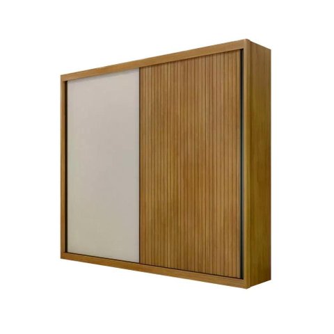 Guarda Roupa Bravo Gold 2 Portas 4 Gavetas Cor:cumaru Fendi