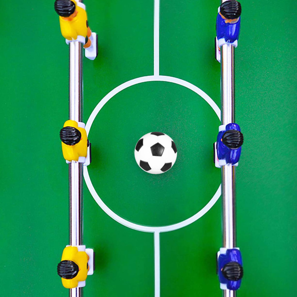 Jogo Pebolim Futebol De Mesa Completo Totó Infantil Soccer:Verde Escuro - 10