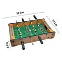 Ver imagem 4 de Jogo Pebolim Futebol de Mesa Completo Totó Infantil Soccer:verde Escuro