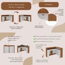 Ver imagem 4 de Conjunto Escritório: Balcão Atendimento 6308 + Balcão 6352