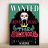 Placa Decorativa Anime One Piece Wanted Brook - 1