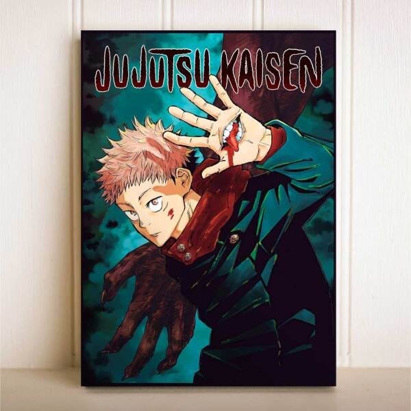 Placa Decorativa Anime Jujutsu Kaisen Yuji - 1