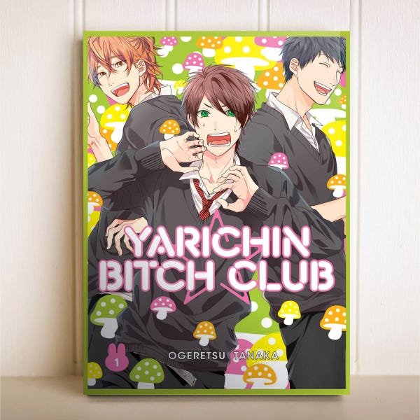 Placa Decorativa Anime Yarichin Bitch Club Yaoi