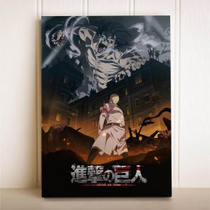 Placa Decorativa Anime Shingeki no Kyojin Ataque ao Titã Finale