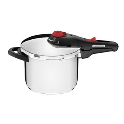 Panela de Pressão em Aço Inox de 6 Litros - 1