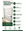 Ver imagem 7 de Toalheiro Elétrico Térmico Inox 304 Timer Digital 2 Toalhas - Fio do Lado Esquerdo - 220 Volts