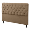 Cabeceira Queen Size Cama Box Casal Estofada Sofia 160cm:suede Cappuccino - 1