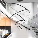 Ver imagem 1 de Pendente Argola 5 Anéis de 1x120cm 2x100cm 2x80cm