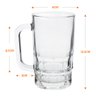 Kit 6 Canecas de Chopp Cerveja de Vidro Grosso 370ml - 5