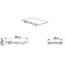 Ver imagem 4 de Mesa Multiuso Tube para Notebook Vermont e Preto Fosco - D'Rossi