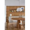 Mesa de Jantar Cone Base Mel Tampo Redondo Laminado 1,00m - 1