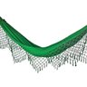 Rede de Dormir Casal Balanço de Algodão Verde Bandeira - 2