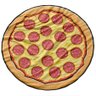 Toalha de Praia estilo Canga Pizza Pepperoni - 4
