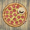 Toalha de Praia estilo Canga Pizza Pepperoni - 2