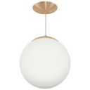 Ver imagem 4 de Kit 2 Pendentes Orby Bola Globo Grande 23 cm New Cobre