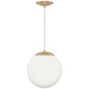 Ver imagem 2 de Kit 2 Pendentes Orby Bola Globo Grande 23 cm New Cobre