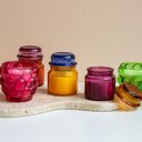 Ver imagem 4 de Vela Aromática em Vidro Âmbar e Rosa 8cm Aq0010 Btc