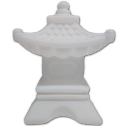 Luminária Lanterna Japonesa Toro Abajur Templo Japonês Branca - 1