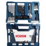 Kit 81 Peça Ferramentas Bosch Brocas Maleta Oficina Trabalho - 2
