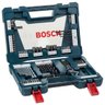 Kit 81 Peça Ferramentas Bosch Brocas Maleta Oficina Trabalho - 1