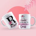 Ver imagem 2 de Canecas de Porcelana Personalizadas Alfabeto Evangelico Letra R