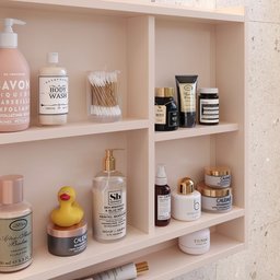 Espelheira Suspensa para Banheiro Closet Porta e Armário Acqua com Nicho - 3