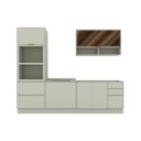 Ver imagem 3 de Cozinha Compacta 4 Peças em MDF com Torre Quente Fineze Areio