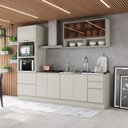 Ver imagem 1 de Cozinha Compacta 4 Peças em MDF com Torre Quente Fineze Areio
