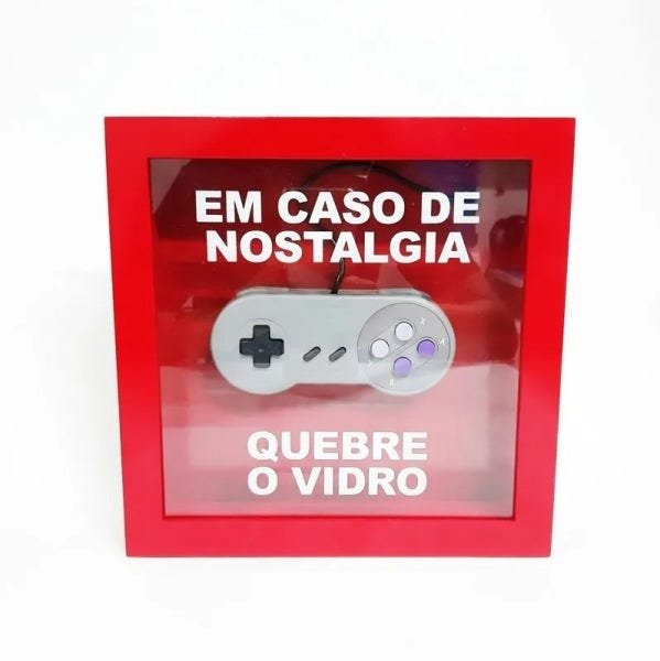 Quadro De Emergência Controle Super Nintendo - 1