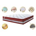 Ver imagem 3 de Colchão King CAMA INBOX Super Super de Molas Ensacadas Cama Inbox Select Euro Soft 193x203x32
