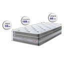 Ver imagem 2 de Colchão Solteiro CAMA INBOX de Molas Ensacadas Cama Inbox Select Euro Soft 88x188x32