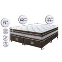 Ver imagem 2 de Cama Box King + Colchão de Molas Ensacadas Cama Inbox Select Euro Soft 193x203x71
