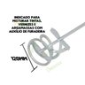 Misturador de Areia Cascalho Tinta 120 x 600mm, encaixe sds plus mtx - 2