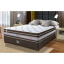 Ver imagem 1 de Cama Box Casal + Colchão de Molas Ensacadas Cama Inbox Select Euro Soft 138x188x71
