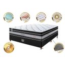 Ver imagem 3 de Cama Box Casal + Colchão de Molas Ensacadas Cama Inbox Select Euro Soft 138x188x71