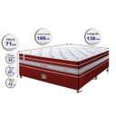 Ver imagem 2 de Cama Box Casal + Colchão de Molas Ensacadas Cama Inbox Select Euro Soft 138x188x71
