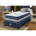Ver imagem 1 de Cama Box Solteiro Anjos  de Molas Ensacadas Cama In Select Euro Soft 88x188x71 Azul