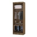 Ver imagem 2 de Guarda Roupa Dormitório Modulado Paris Módulo 2 Portas - Luciane 325:Avelã e Azul