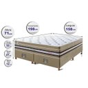 Ver imagem 2 de Cama Box Queen + Colchão de Molas Ensacadas Cama Inbox Select Euro Soft 158x198x71