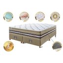 Ver imagem 3 de Cama Box Queen + Colchão de Molas Ensacadas Cama Inbox Select Euro Soft 158x198x71